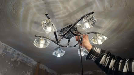 Photo of free X2 ceiling lights with matching lamp (Slack Head LA7) #1