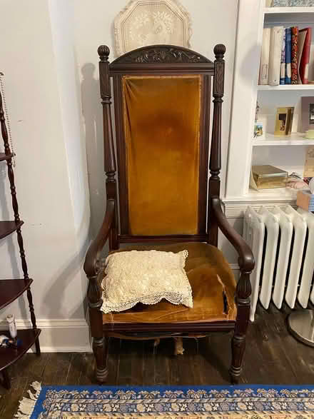 Photo of free Bishop's chair over 80 Years old (3446 Oakwood Terr NW, DC) #1