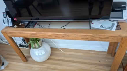 Photo of free Teak console (West End, Vancouver) #1