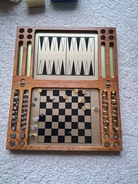 Photo of free Chess, draughts, backgammon set (Northcourt OX14) #1