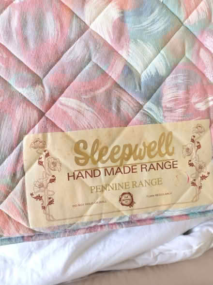 Photo of free Small single bad base, headboard and mattress (Barnard's Green WR14) #2