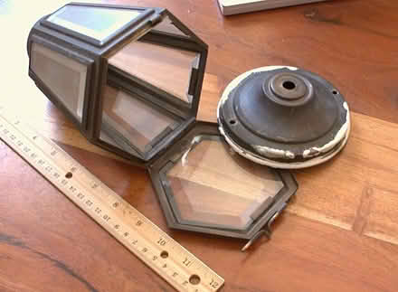 Photo of free Antique Lamp fixture (Foster & California Ave) #2