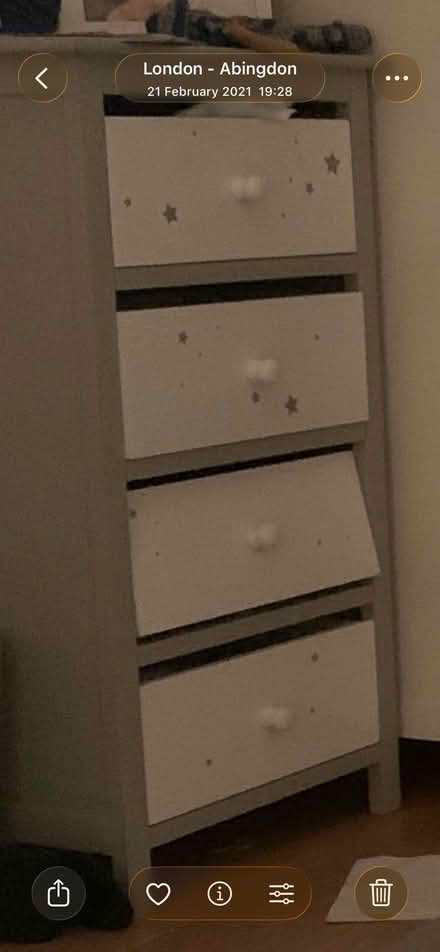 Photo of free chest of drawers (High St Ken W8) #3