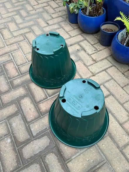 Photo of free Large Green Planters in good cond' (Stanway CO3) #3