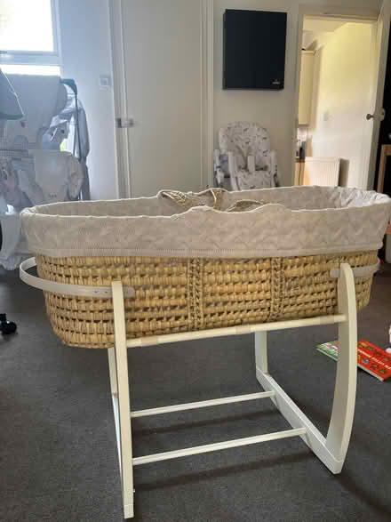 Photo of free White rocking Moses Basket (California IP3) #1