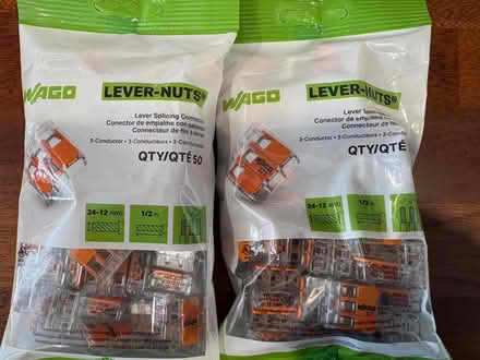 Photo of free 2x50 Lever Splicing Connectors (East Temescal, (off Broadway)) #1