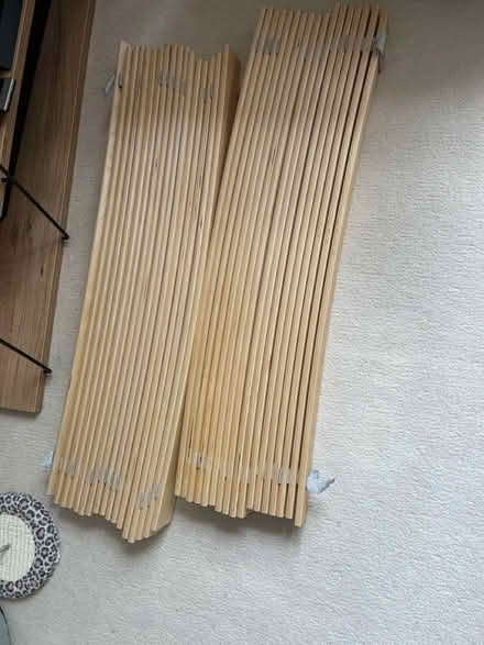 Photo of free IKEA Wooden bed frame (20 Worple road KT18) #2
