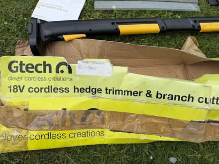 Photo of free Gtech cordless hedge trimmer (South Harting) #2
