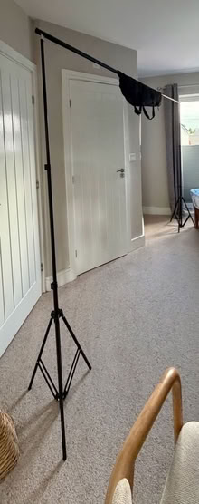 Photo of free Photography stand for background cloth (Nunnery Wood WR5) #2