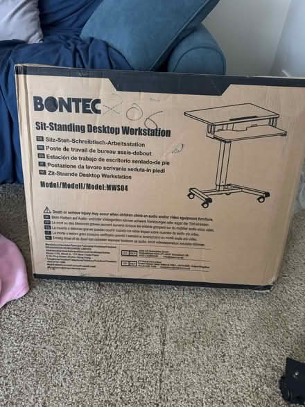 Photo of free Adjustable height laptop table (San Jose California) #1