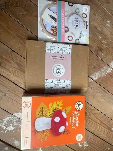 Photo of free Cross stitch kits & crochet (Kingston KT2) #1