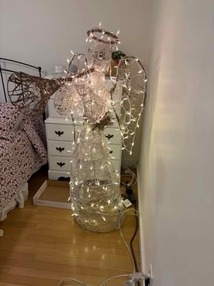 Photo of free Lighted Outdoor Christmas Angel (Belmont, MA) #2