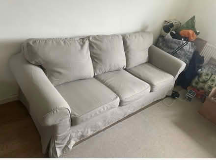 Photo of free ikea three seater sofa (E13 9HT) #1