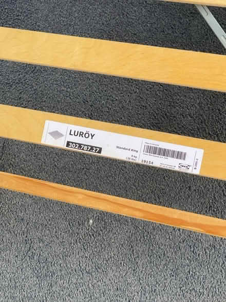 Photo of free IKEA Wooden bed frame (20 Worple road KT18) #4