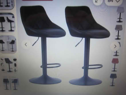 Photo of tall bar stools x 2 (crookes sheffield S10) #2