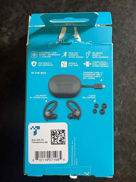 Photo of free JLab hook over ear buds Brand new (GL5) #2