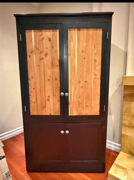 Photo of free Beautiful Black Cedar Armoire (Campbell, CA) #1