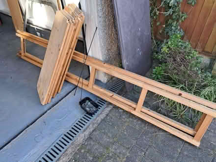 Photo of free Wooden Ivar shelving (Bolton le Sands LA5) #1