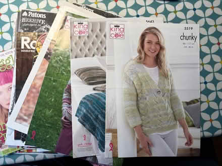 Photo of free Pile of adult knitting patterns (Great Ashley BA15) #1