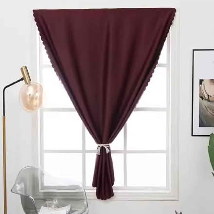Photo of free Velco Blackout Curtains - Burgundy (The Meadows NG2) #1