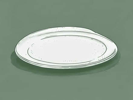 Photo of The plate that goes in the microwave (Over Norton OX7) #1
