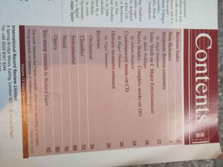 Photo of free Magazine: Classical CD Review (Littleborough centre OL15) #1