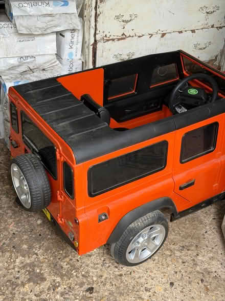 Photo of free Electric land rover ride-in toy car (Britwell Salome OX49) #2