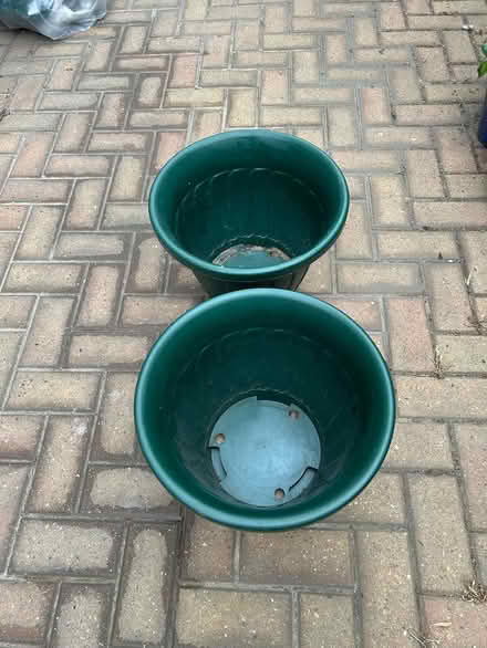 Photo of free Large Green Planters in good cond' (Stanway CO3) #2