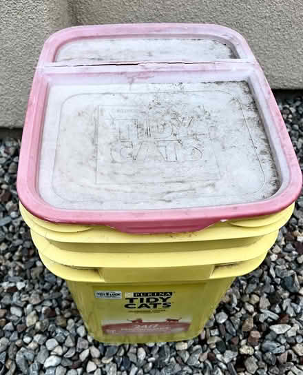 Photo of Kitty Litter Plastic Tubs (Rio Rancho, NM528 & Riverside) #1