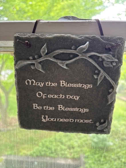 Photo of free Acrylic blessing tile (Croton-on-Hudson) #1