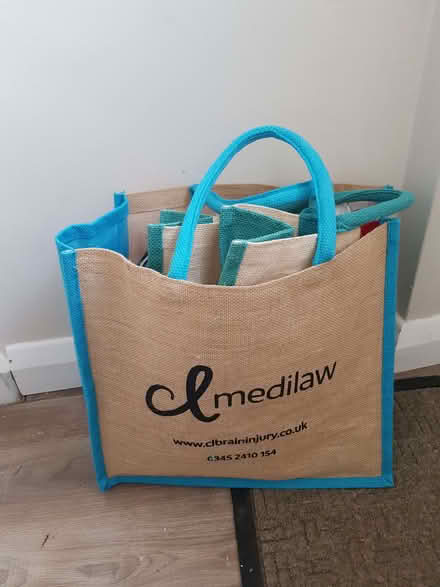 Photo of free Hessian, Canvas and Carrier bags, to go as one lot. (Highway SL6) #1