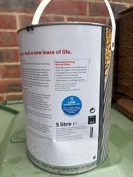 Photo of free Ronseal decking rescue paint (East Molesey) #1