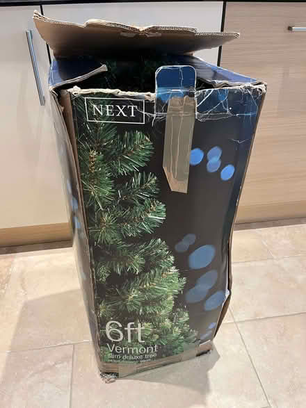 Photo of free Christmas tree and decorations (Bisley GU24) #1