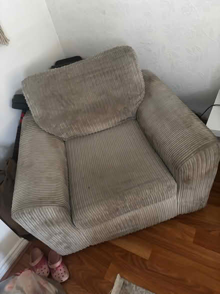 Photo of free corner sofa and armchair (Turnford EN10) #2