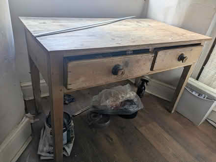 Photo of free Old Pine Table (Grantham) #1