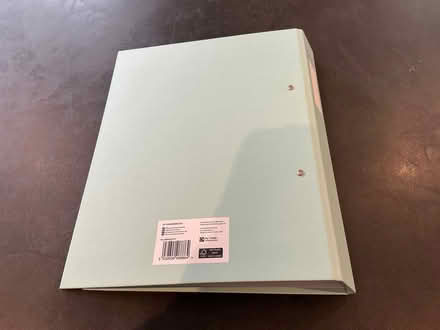 Photo of free Pale green A4 2 ring binder (New Malden KT3) #3