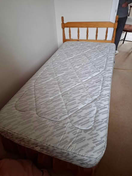 Photo of free Single bed with headboard (Newport Pagnell, MK16 0LY) #2