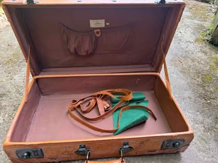Photo of free Leather suticase (Pulborough) #4