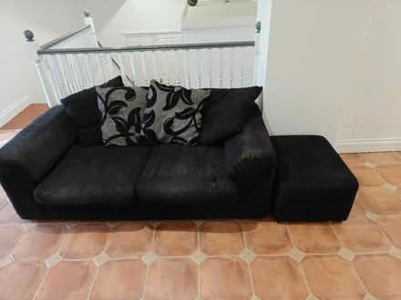 Photo of free Sofabed & Stool (Surbiton KT6) #1