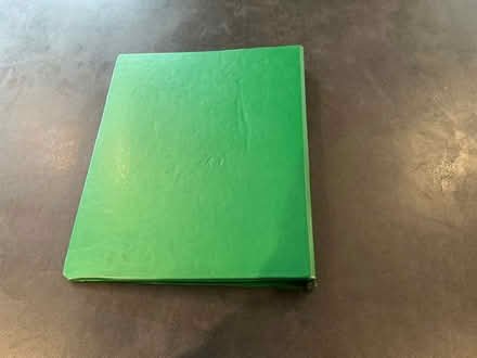 Photo of free Bright green A4 2 ring binder (New Malden KT3) #3