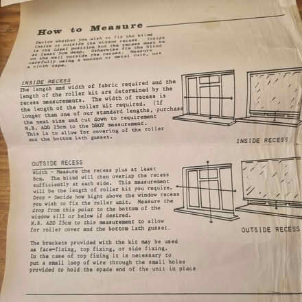 Photo of free Roller Blind Kit (Hertford SG13) #2
