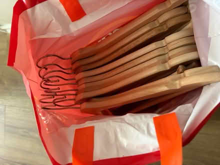 Photo of free Wooden hangers (SW12) #1