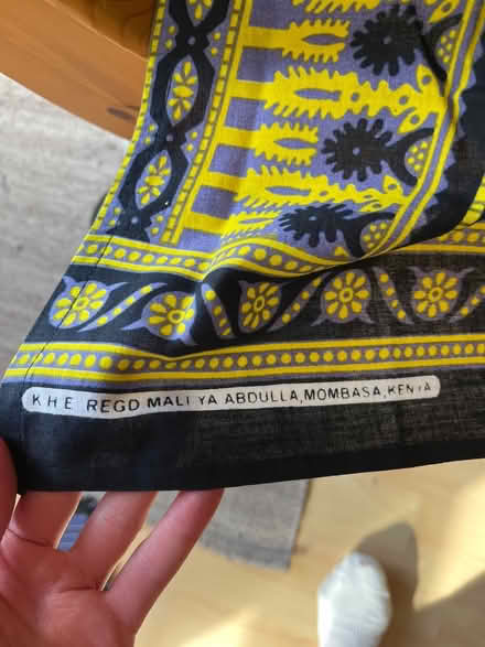 Photo of free Kenyan patterned fabric (Chorlton M21) #2