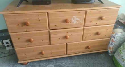 Photo of free Solid pine 8 drawer chest of drawers. (Waterlooville PO8) #1