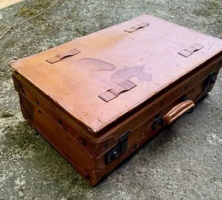 Photo of free Leather suticase (Pulborough) #1