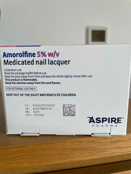 Photo of free Amorolfine medicated lacquer (Moortown LS17) #1