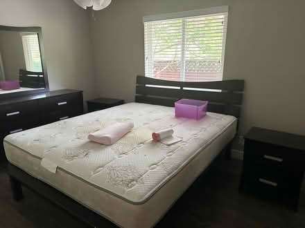 Photo of free Cal King bed set with mattress (Lafayette) #1