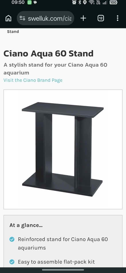 Photo of free Brand new fish tank stand (Carlisle (St Ann's) CA3) #1