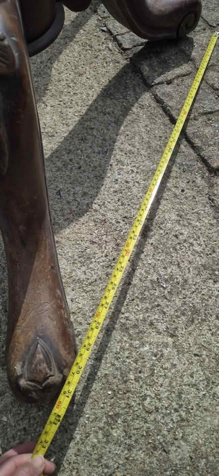 Photo of free Three legged table base antique (Whitford Near Axminster EX13 7) #2