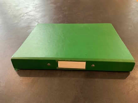 Photo of free Bright green A4 2 ring binder (New Malden KT3) #4